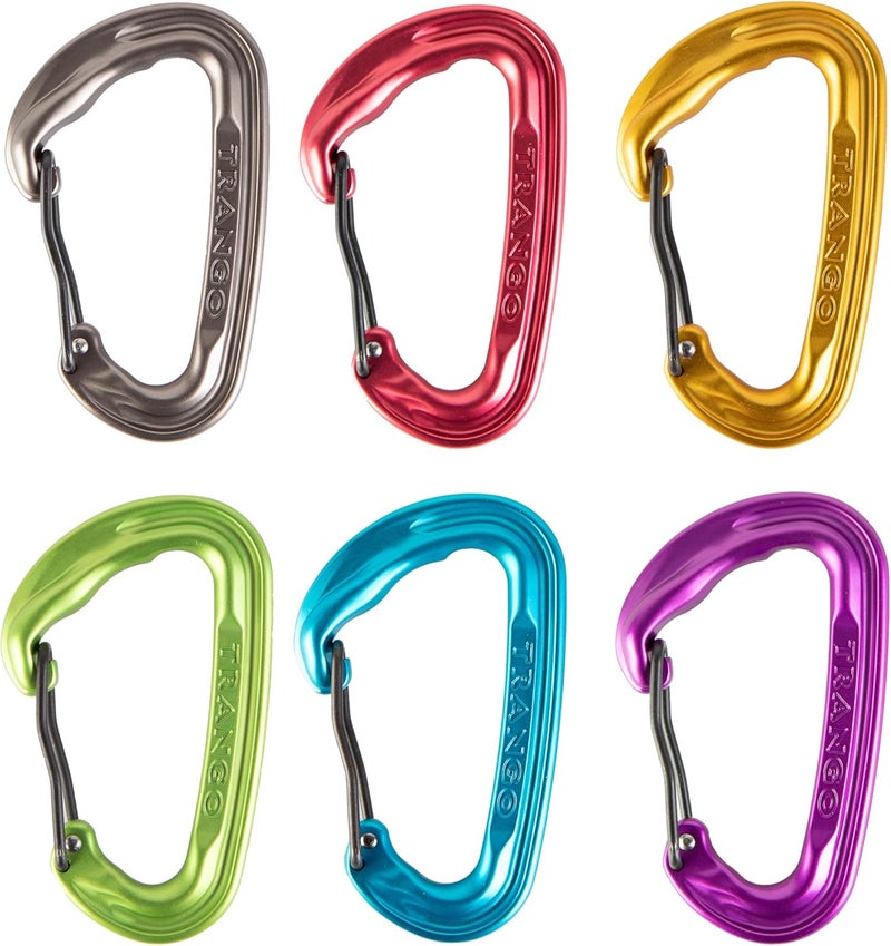 Quantum - Ultralight Wiregate Climbing Carabiner with Wide Gate Opening for Sport Climbing, Alpine Routes & Trad Rack Building, Single, Rack Pack, Mega Rack Pack